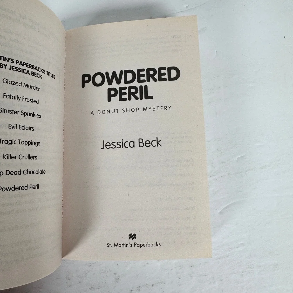 Donut Shop Mystery Series Jessica Beck 2012-2013 Paperback Set w/ Recipes‎